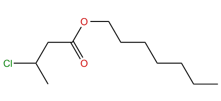 Heptyl 3-chlorobutanoate